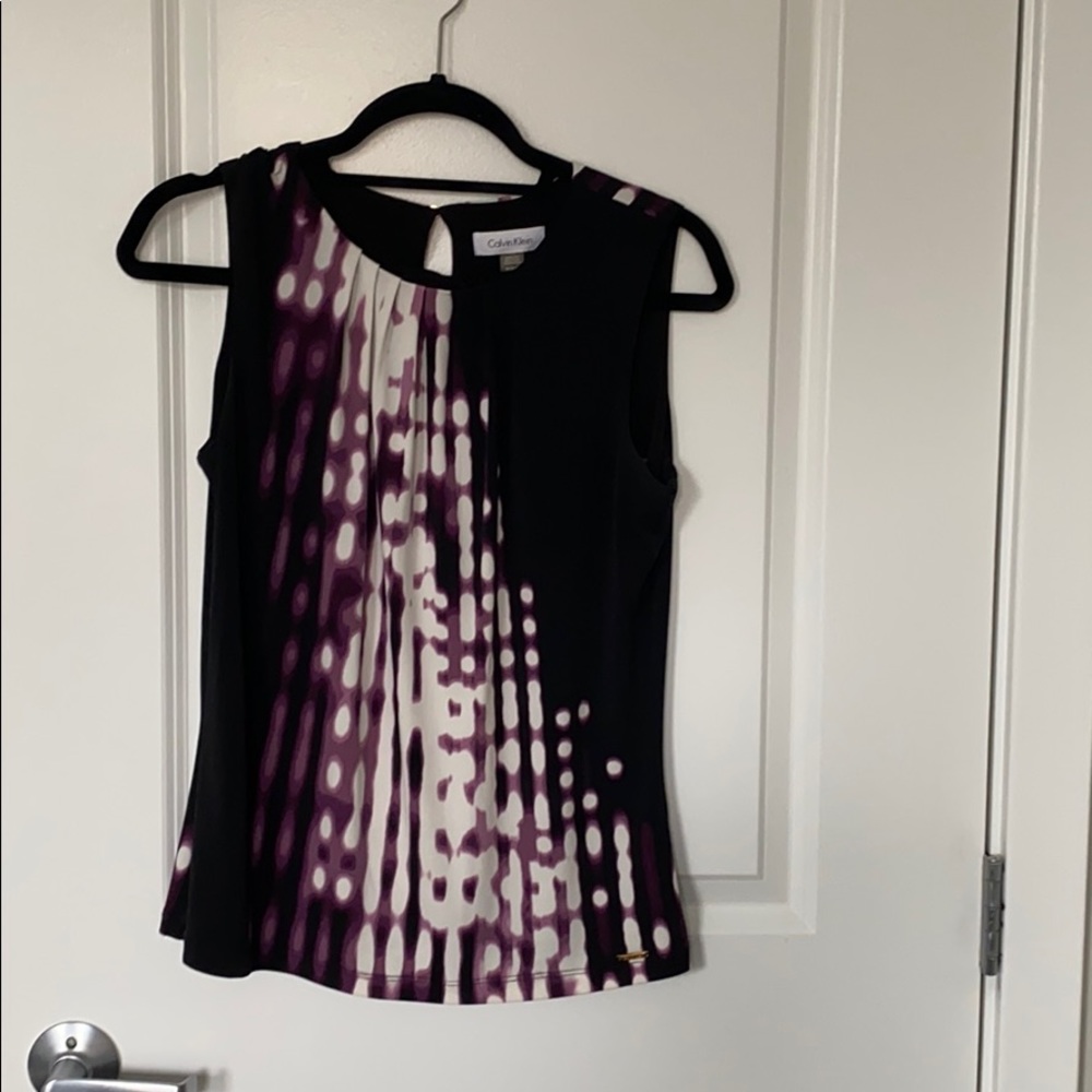 Purple Calvin Klein Blouse